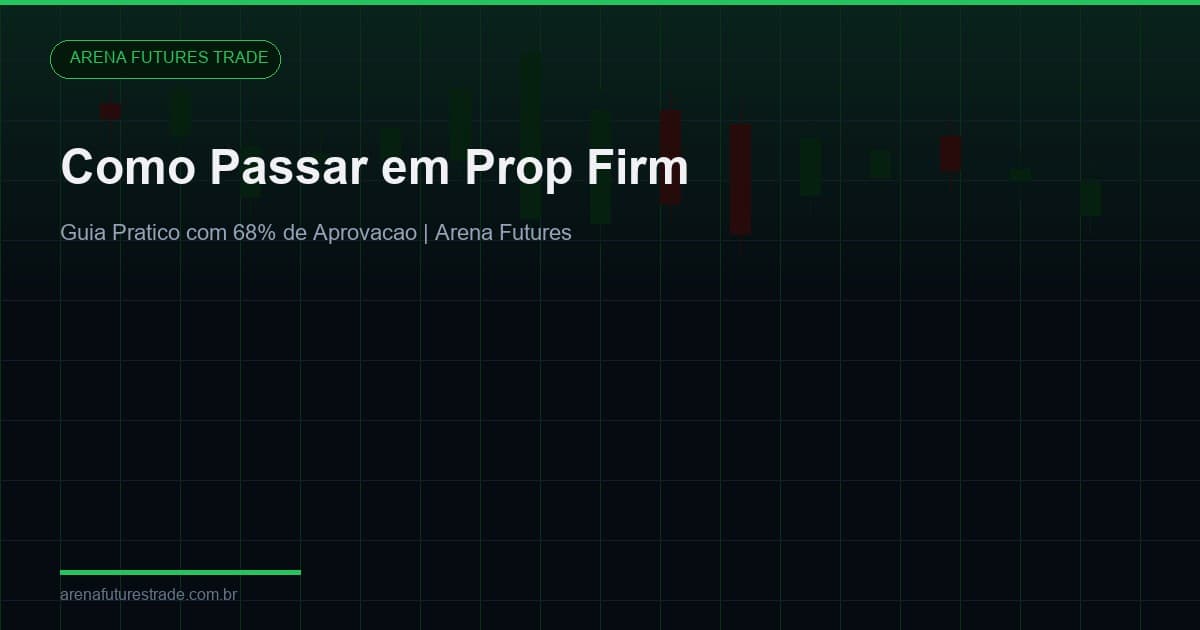Como Passar em Prop Firm: Guia Prático com 68% de Aprovação [2026]